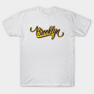 Brooklyn Typography (Cursive) T-Shirt